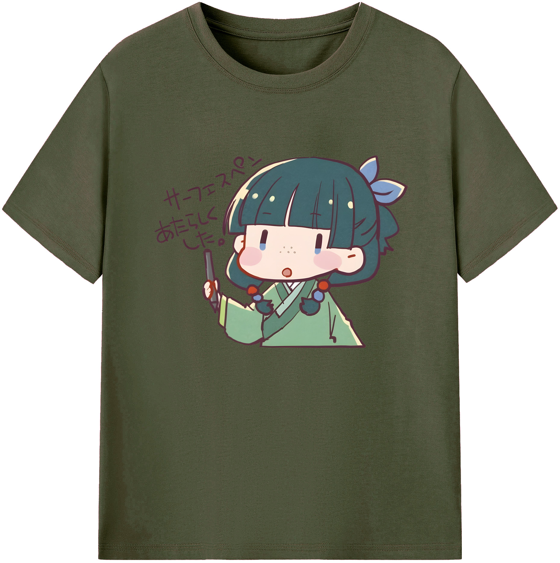 （画像用） 薬屋のひとりごと The Apothecary Diaries 綿100％ メンズ半袖Tシャツ｜肌触りやわらか＆通気性